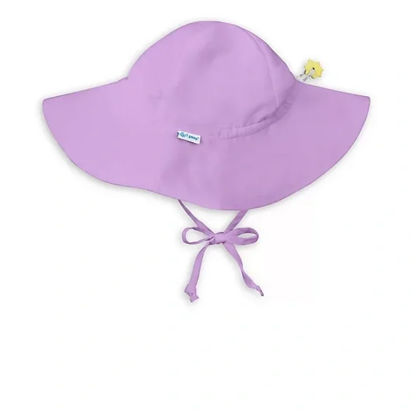 I PLAY PURPLE ADJUSTABLE SUN HAT W/ TIE 0-6 months SPF 50! NEW W/OUT TAGS ☀️ - Picture 1 of 5